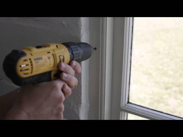 Builders DIY: How to install clear burglar bars