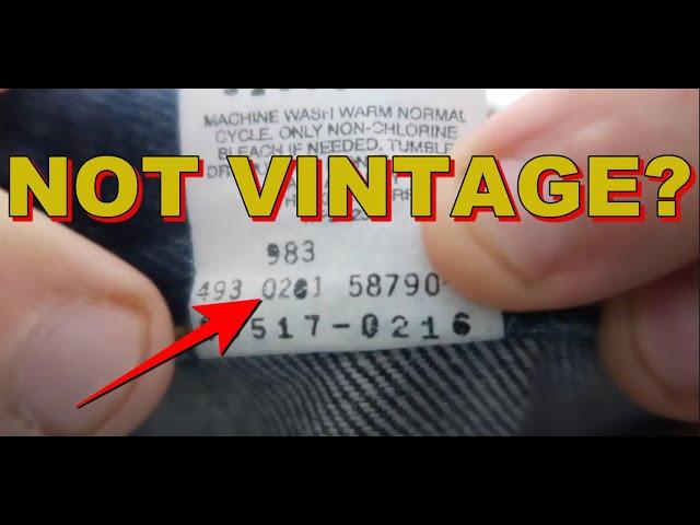 How To Tell If Your Levi’s Are NOT Vintage!