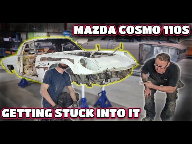 Restoring A 1970 Mazda Cosmo 110S - EP 3 - Removing The Running Gear