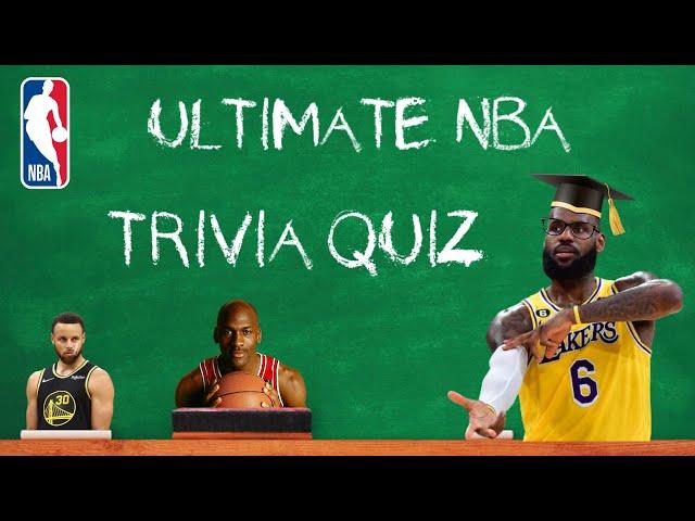 The Ultimate NBA Trivia Quiz | Test Your NBA Knowledge 