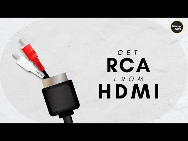 HDMI Audio Extractor (RCA)