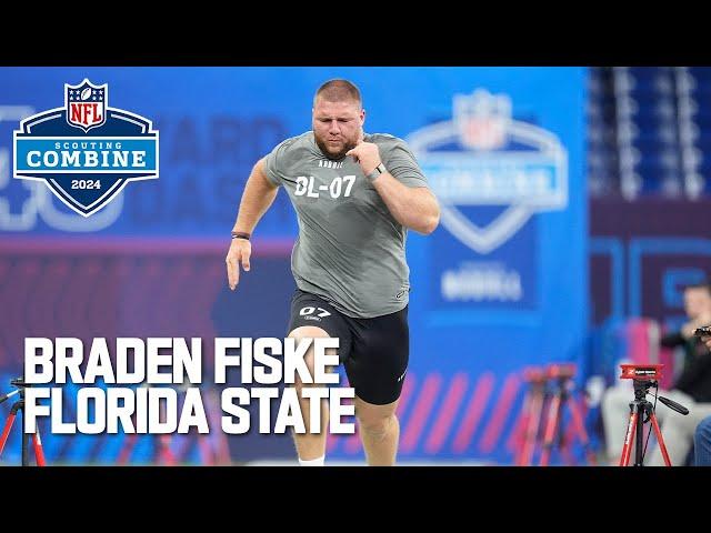 Braden Fiske's FULL 2024 NFL Scouting Combine On Field Workout