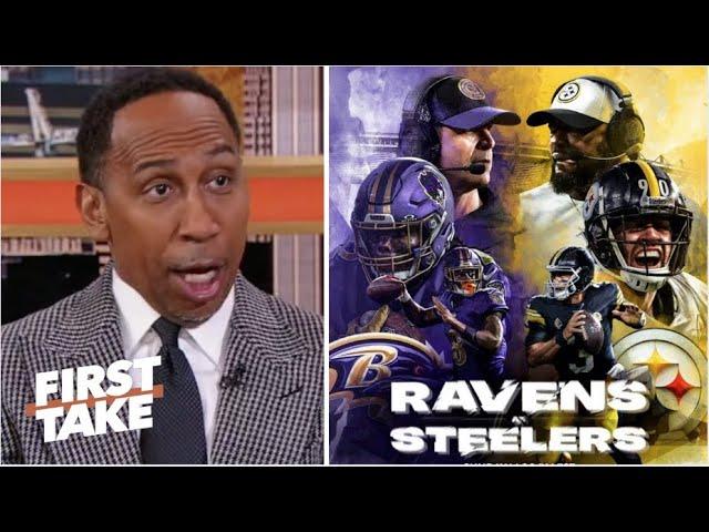 FIRST TAKE | Lamar will exercise his demons vs Steelers D? - Stephen A. breaks AFC North showdown