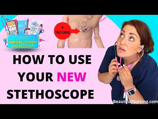 How to Use Your New Stethoscope - How to Wear & Auscultate the 🫀 + 🫁