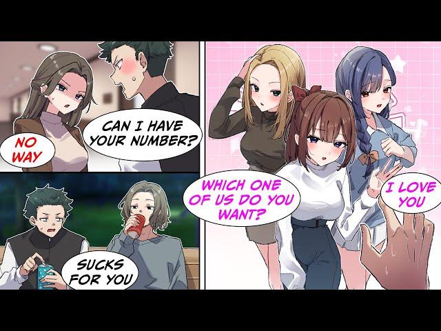 [Manga Dub] I suddenly become popular to the girls and 3 girls ask me out, but... [RomCom]