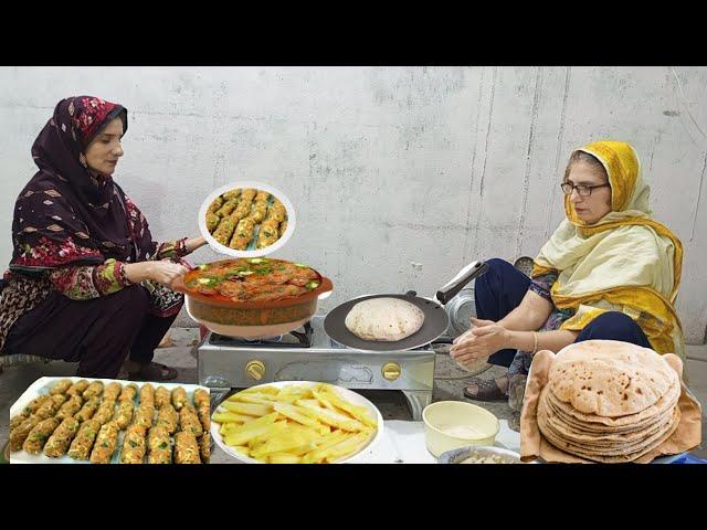 Village Life || Sham Ka Khana Kabab Recipe Ke Sath || irma's family vlog