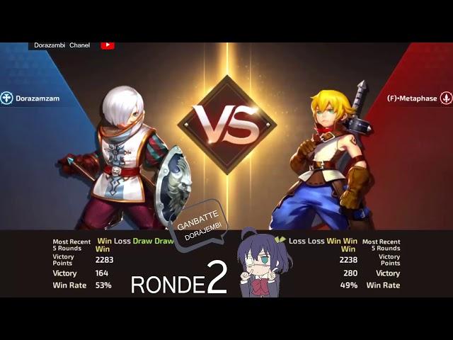 2 RONDE, MENANG MUTLAK. 1vs1 pvp ladder vs Sword Master [Road TO 2300+]