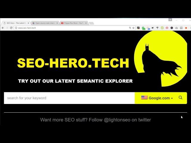 SEO Hero - [EN] SEO Tool for Content Optimization