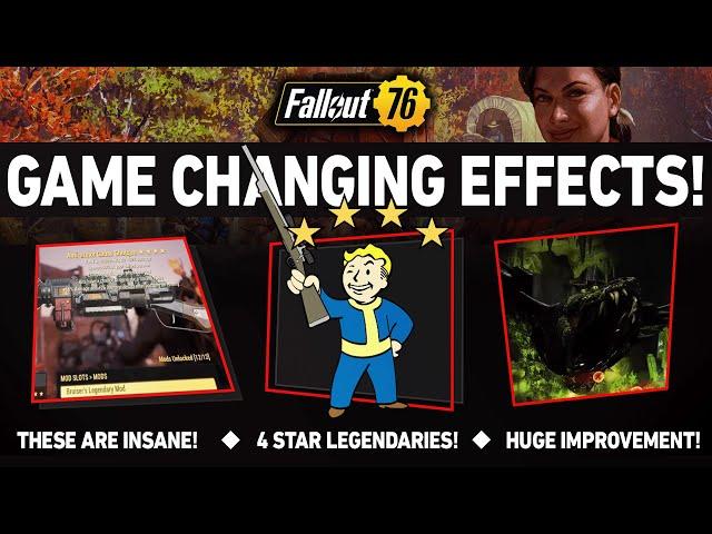 4 STAR LEGENDARY Effects Will Change Fallout 76!