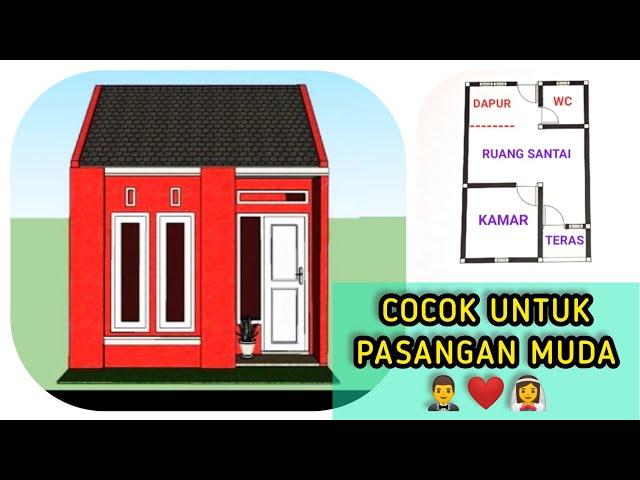  DENAH RUMAH UKURAN 4x6 Bisa untuk Kontrakan