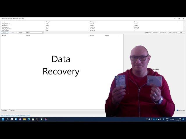 Deleted File Recovery (Using Puran File Recovery)