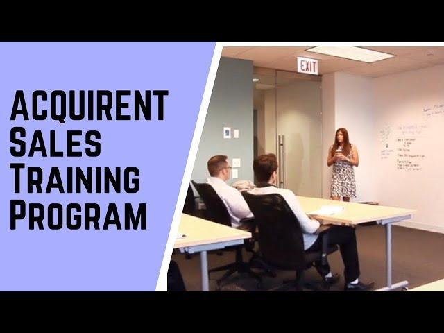 Acquirent, LLC Sales Training Fundamentals Series