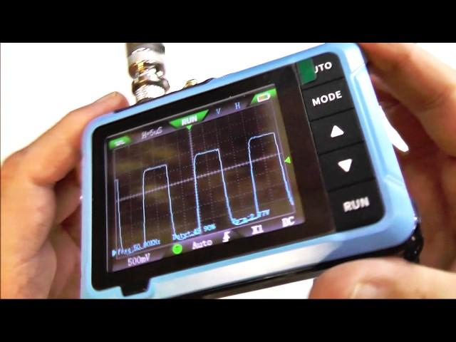 Миниатюрный осциллограф до 10MHz, замеры и тесты, разборка FNIRSI DSO510, новинка 2024.