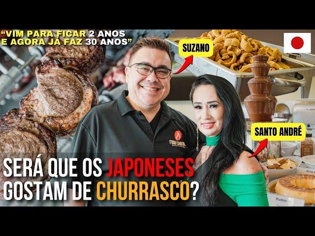 CASAL BRASILEIRO FAZ SUCESSO COM CHURRASCARIA NO JAPÃO