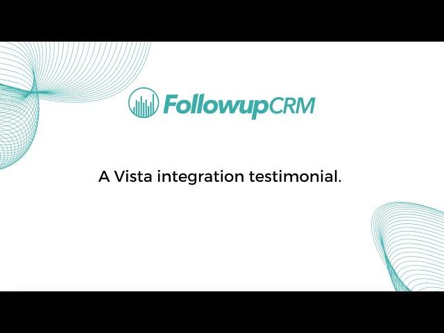 Vista Integration Testimonial