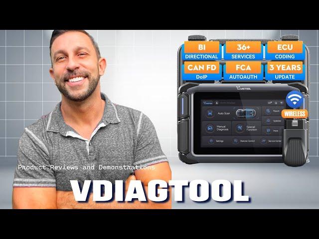 VDIAGTOOL VD70S Bidirectional Scan, Best Tool Under-$400 with WiFi & USB Connectivity ⭐️⭐️⭐️⭐️⭐️