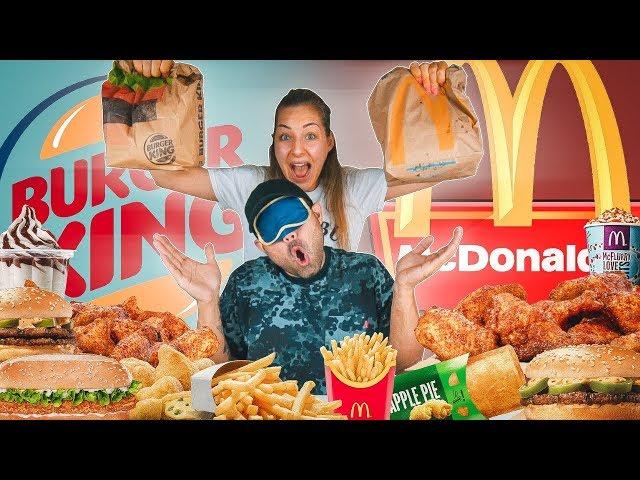 Mcdonalds vs Burger King Blind Test Challenge