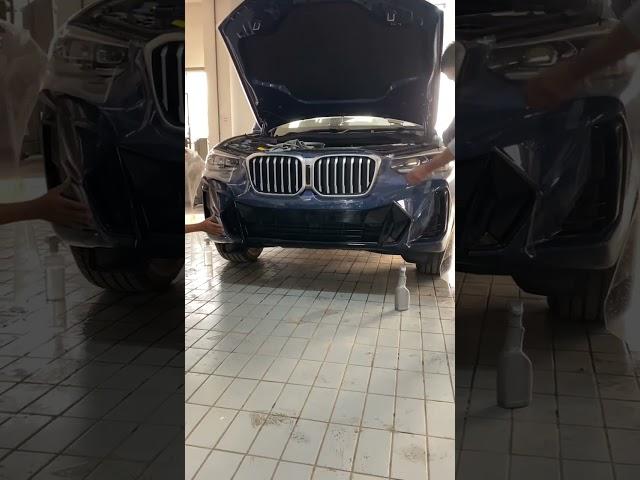 BMW Paint Protection Film Application ️ #clearbra  #shorts