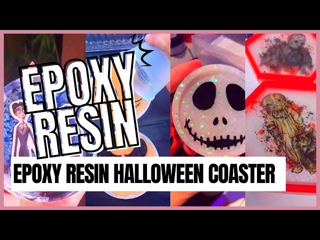 EPOXY RESIN HALLOWEEN COASTER | EPOXY RESIN | AMAZING DIY IDEAS FROM EPOXY RESIN #1844