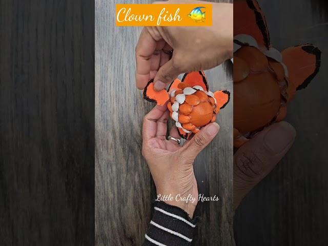 Craft a Nemo Clownfish with Eggshells & Pistachio Shells /Fun DIY for Kids
