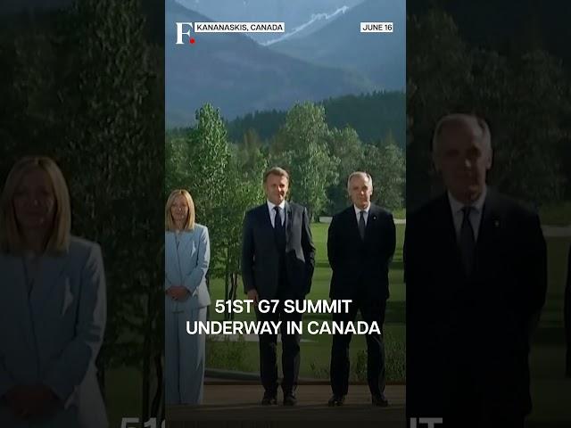 G7: Trump, Meloni, Macron Pose for Official Photo | Subscribe to Firstpost | N18G