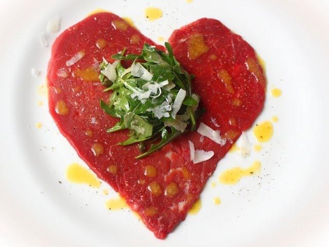 Valentine's Carpaccio - Meat Heart for Your Sweetheart