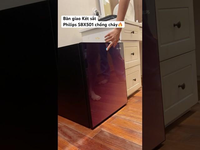  Két sắt Philips SBX501 | Vừa chống cháy, vừa chống trộm hoàn hảo