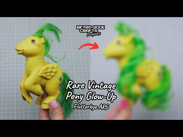 Repairing a Very Damaged Vintage & Rare My Little Pony