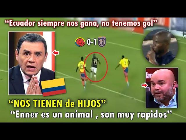 DEVASTADOS! PERIODISTAS COLOMBIANOS EXPLOTAN tras DERROTA con ECUADOR VS COLOMBIA 1-0 HOY