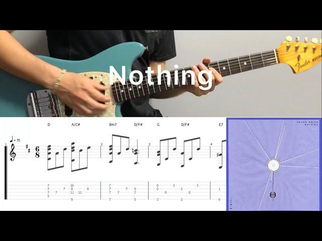 Bruno Major - Nothing (guitar cover with tabs & chords)