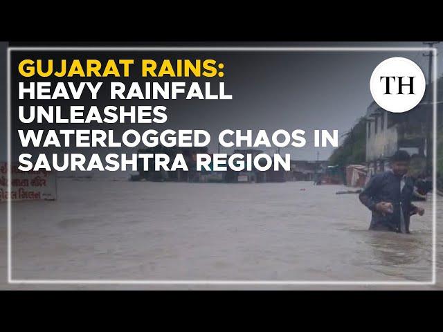 Gujarat rains: Several parts of Saurashtra region completely inundated due to continuous downpour