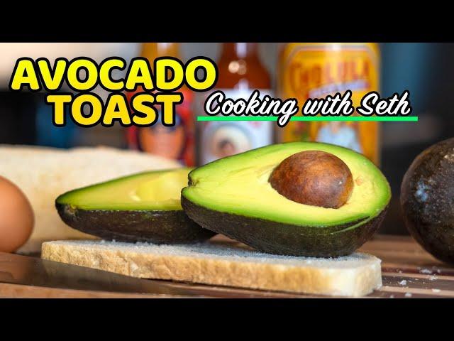 Making Avocado Toast Berm Peak Style - Cooking with Seth