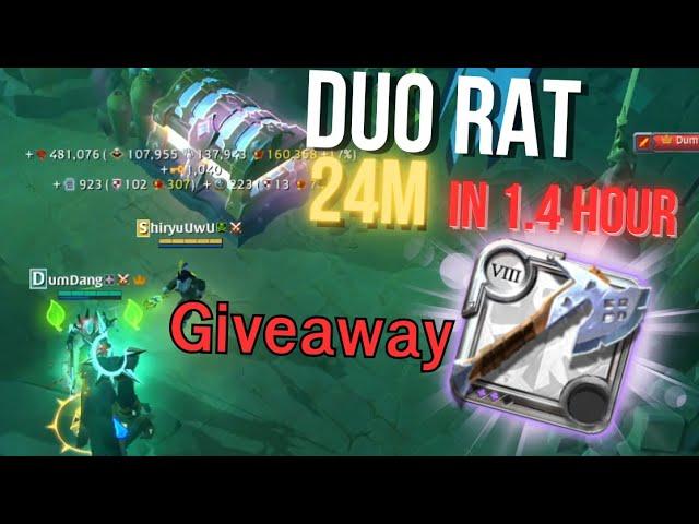 ( Giveaway 8.3 ) Albion Online 2024: Duo Rat in Static 24 million silver Within only 1.4 hours!