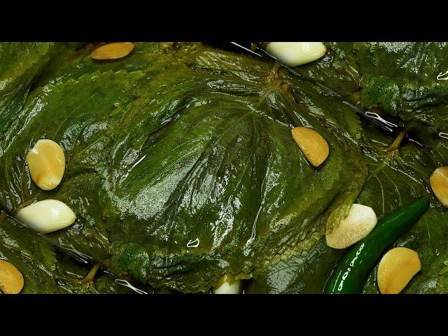 Perilla leaf jang-ajji recipe.