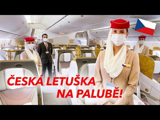 V čem je BUSINESS CLASS od Emirates zajímavý? Let z Prahy do Dubaje v Boeingu 777-300ER