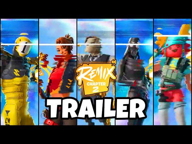 *NEW* Fortnite Chapter 2 Remix BATTLE PASS Trailer‼️ (Full Breakdown)