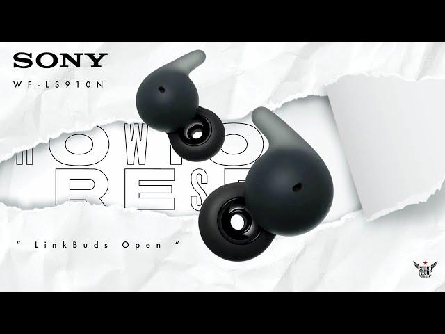 How To Reset : SONY WF-L910 LinkBuds Open By Soundproofbros