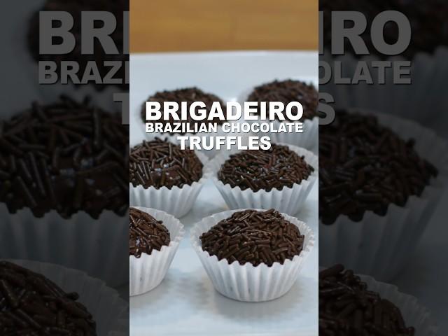 Brigadeiro recipe | Brazilian Chocolate Truffles #shorts