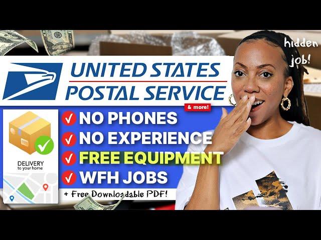 USPS is Hiring!  | Get Paid $35/hr | How to Find a Remote Job with No Experience