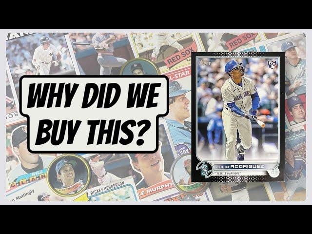 Why Did We Buy This Julio Rodriguez Topps Black Rookie?
