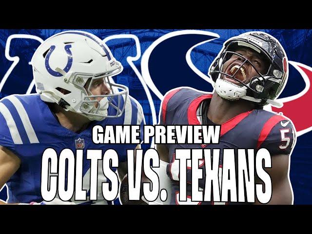 Indianapolis Colts vs. Houston Texans Week 8 Preview | Massive Divisional Matchup In Houston!