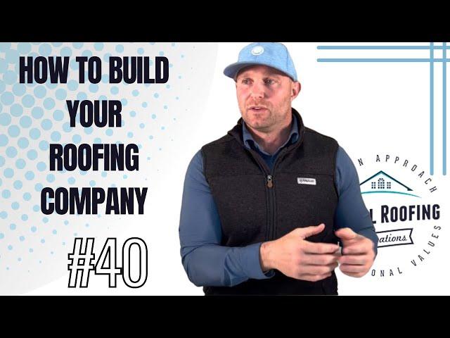 Roofing Secrets - Reduce Overhead and Why to Build Slow