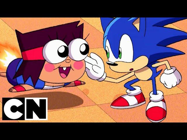 OK K.O. Let's Be Heroes! | KO and Sonic The Hedgehog | Cartoon Network