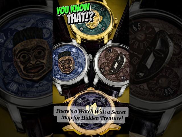You Know That!? There's a Watch With a Secret Map for Hidden Treasure!