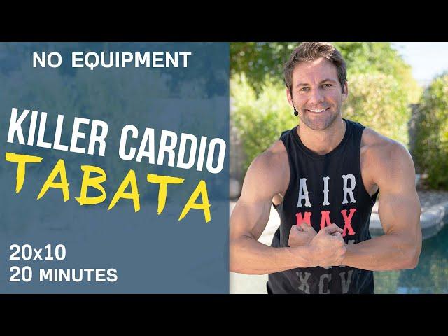 Killer Cardio Tabata Workout (No Equipment)