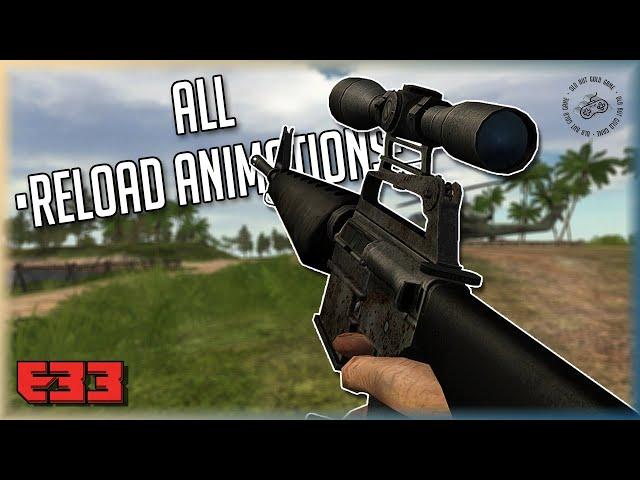 Battlefield Vietnam - All Weapons Reload Animations (With Real Names)