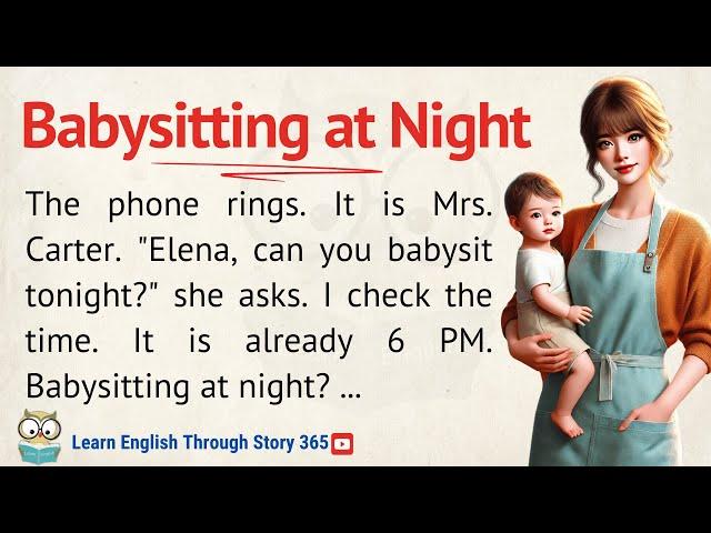 Will Elena Survive The Babysitting Tonight? | Learn English Through Story Level 3