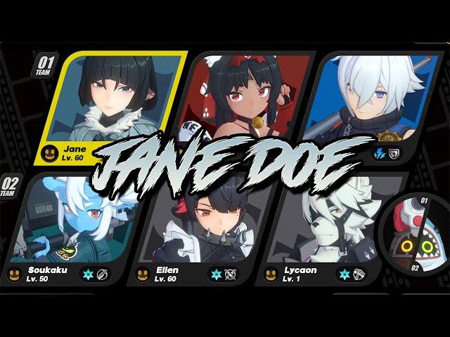 Jane Doe C0 - Lvl 60 Maxed F2P Premium Team Showcase ! Shiyu Defence Disputed Node - 8  | ZZZ