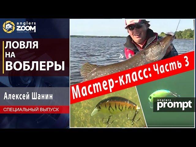 Ловля на воблеры. Мастер-класс Алексея Шанина. Часть 3. Anglers Prompt