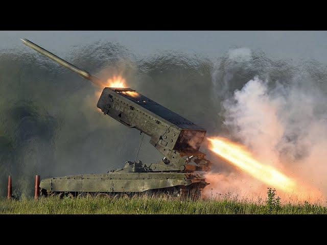 Das geschah, als Russland seine thermobarische Rakete TOS-1A abfeuerte